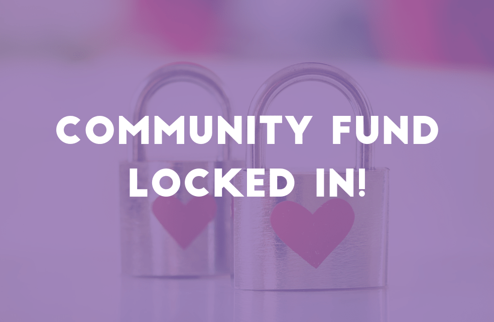 Community Fund Locked In