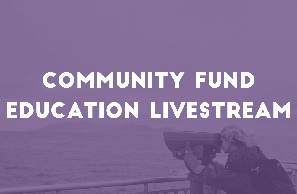 Community Fund Youtube Livestream