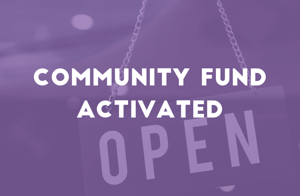 Community Fund Activated